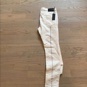 RtA denim white jeans size 36